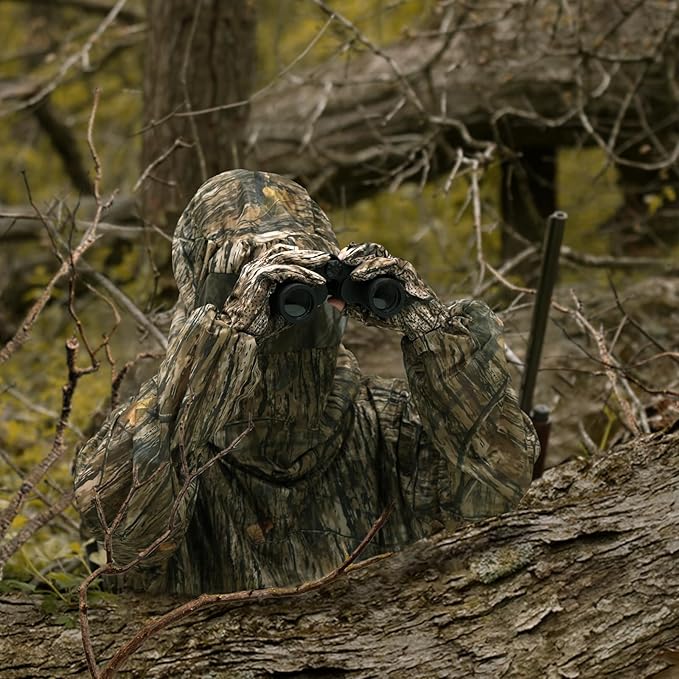 Mosquito Net Suit Camo Hunting Mesh Suit Bug Net Clothing with Hood for Outdoor Protection No-See-Ums Garden Camping