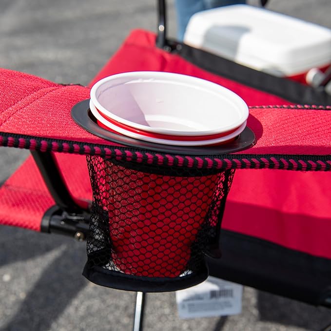 Kijaro Dual Lock Pro Sports Fan Folding Chair, 26" L x 35.5" W x 37" H, Arizona Cardinals