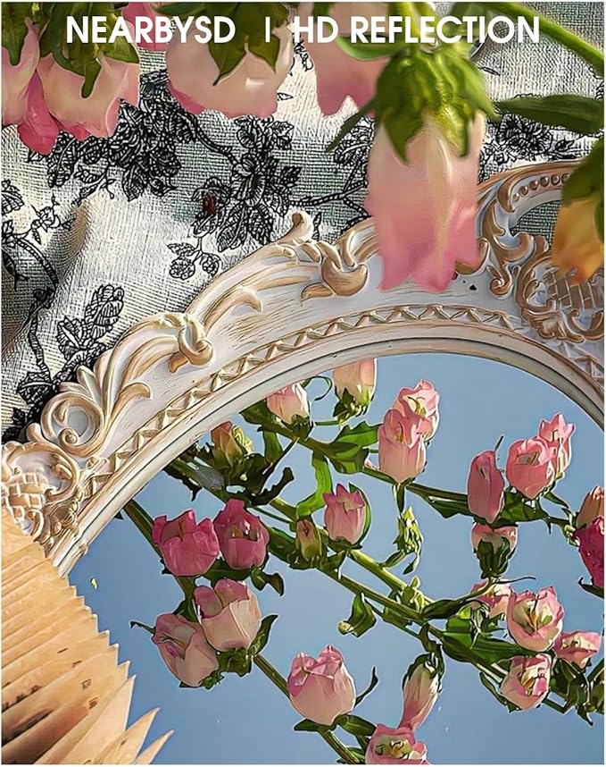 Arched Full Length Mirror77 x38 Full Body Floor Mirror Standing Hanging or Leaning Wall, Arch Wall Mirror with Stand Aluminum Alloy Frame for Bedroom Cloakroom Black