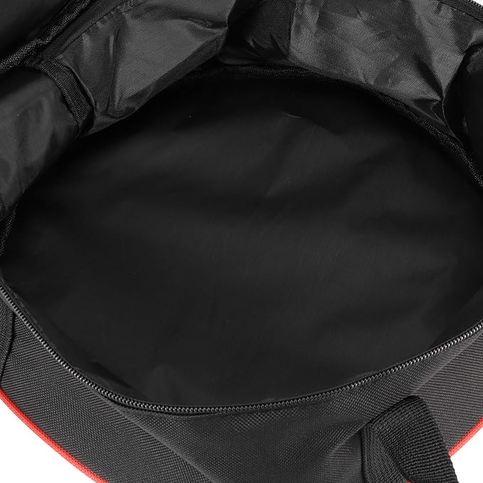 Hapivida Dishes Storage Bag, Camping Tableware Carrying Bag Round Crockery Thermal Food Carrier Dinnerware Bag BBQ Cookware Organizer for Outdoor Hiking Plate Bowl Pot