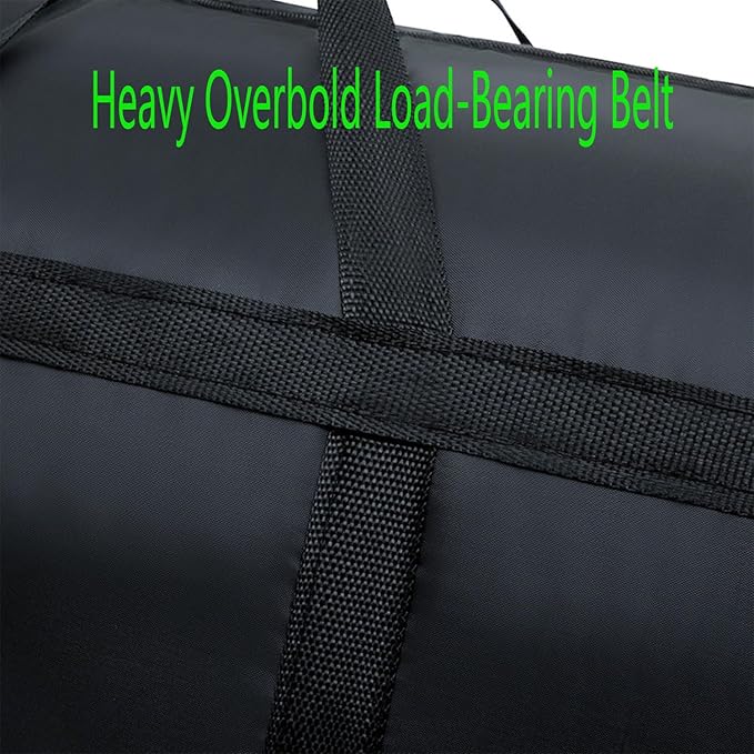 Extra Large 258L/68 Gallon Duffel Bag, Heavy Duty Waterproof Nylon, Foldable Duffle Bag with Additional Pockets for Travel, Storage, Moving, Space Saving, Christmas Tree