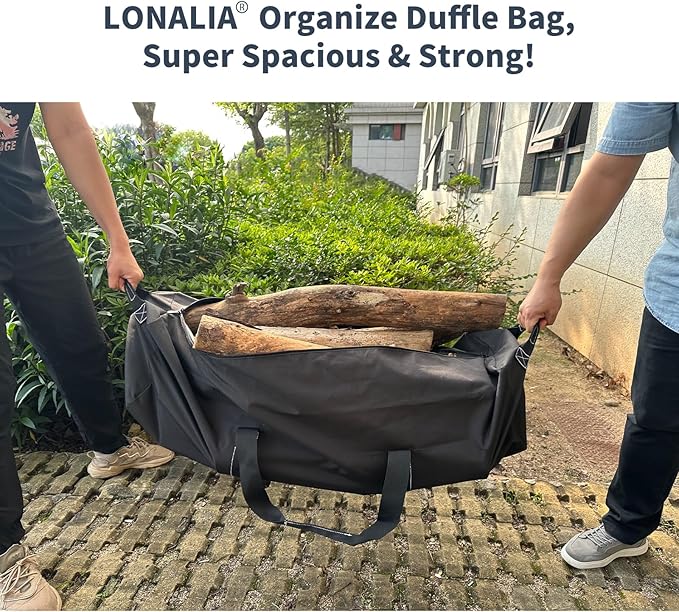 42 Inch Large Duffle Bag for Travel - 116L Extra Large Heavy Duty Duffel Bag with 2 Sides Handles, Sport Equipment Storage Bag for Camping-Black