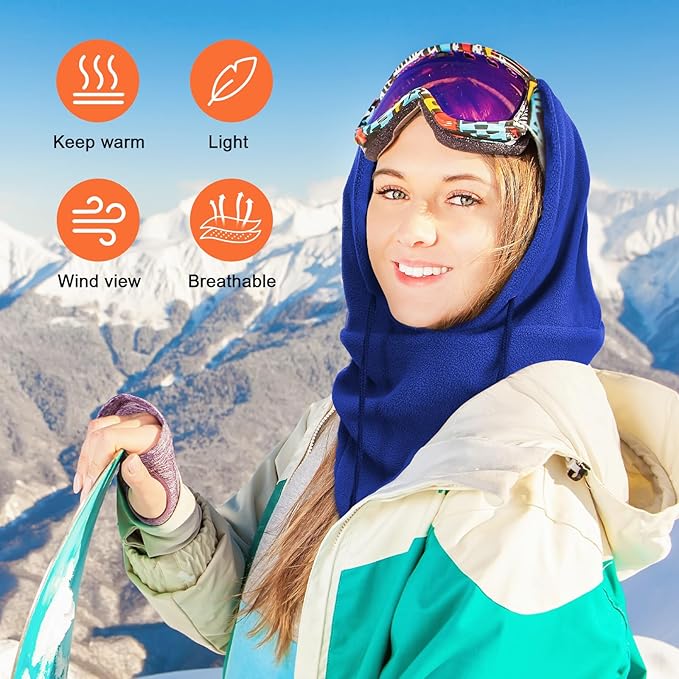 Joyoldelf Ski Mask for Men Women Balaclava Face Mask Full Winter Mask Breathable Sports Mask