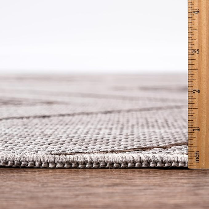 Keen Home Design Terrace Outdoor Area Rug - 12x15 Washable Indoor/Outdoor Rug for Patio, Kitchen, Balcony, Beach, Garden, Deck and Porch, Size: 12'x15'