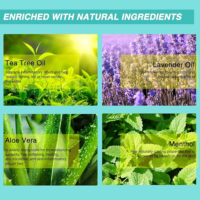 Antifungal Body Wipes, 30 Counts(6 Packs of 5) Travel Wipes, Non-Toxic Skin Camp Wipes Help Athletes Foot, Jock Itch, Ringworm. Rinse Free Gym Wipes for Wrestling, Martial Arts