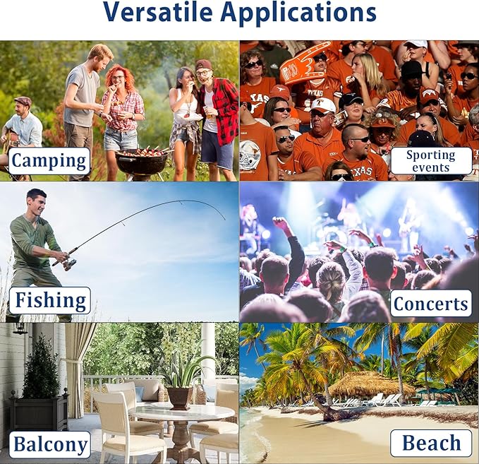 Oversized Camping Chair, Portable Folding Camping Chairs with Side Pocket, Cup Holder and Carry Bag, Heavy Duty Outdoor Camping Chairs for Adults, Fishing, Sports, Trip, up to 400lbs, Style 6