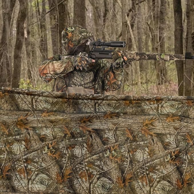 Mosquito Net Suit Camo Hunting Mesh Suit Bug Net Clothing with Hood for Outdoor Protection No-See-Ums Garden Camping