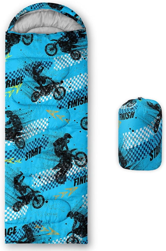 QOOMO Camping Sleeping Bags,3 Season Warm & Cool Weather,Lightweight,Waterproof Sleeping Bags for Adults & Kids,Traveling,and Outdoors,Camping Gear Equipment