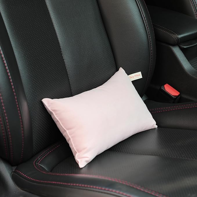 NTBAY Tiny Pillows, Down Alternative 7"x11" Microfiber Mini Pillows for Travel, Pets, Soft Machine Washable Small Pillow for Neck, Wrist, Lumbar and Knee, Light Grey