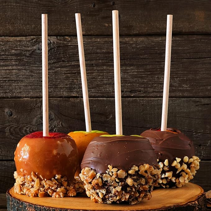 BLUE TOP 200pcs Bamboo 5mm 7in Skewer Sticks, Strong & Durable, Eco-Friendly, Smooth & Safe, Multi-Use