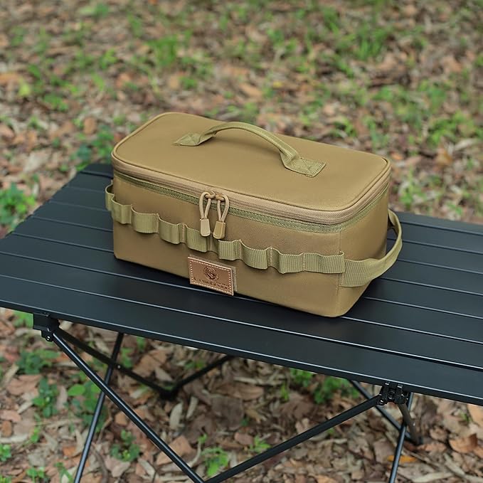 Tactical Camping Storage Bag 9L Tactical Utility Tote Bag Camping Cookware Organizer Trunk Organizer