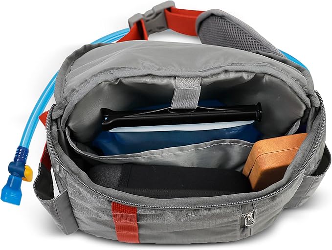 Reflective Hydration Backpack, Hydration Pack - Water Backpack with 2L/3L Hydration Bladder, Essential for Festivals - Rave Hydration Pack for Hiking, Running, Cycling, and Festivals