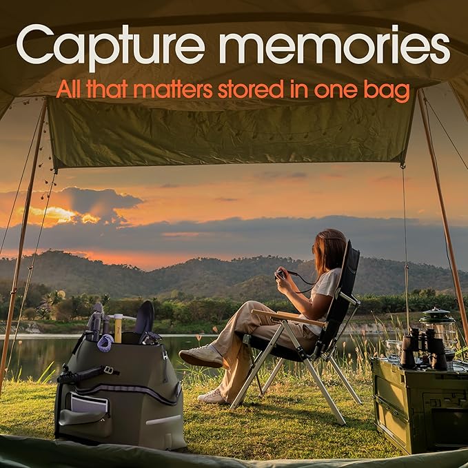 Earth Pak Waterproof Duffel Bag - Large Dry Bag, 1680D TPU, Heavy Duty, Camping & Marine Dry Bag, 8x8 Popout Pocket