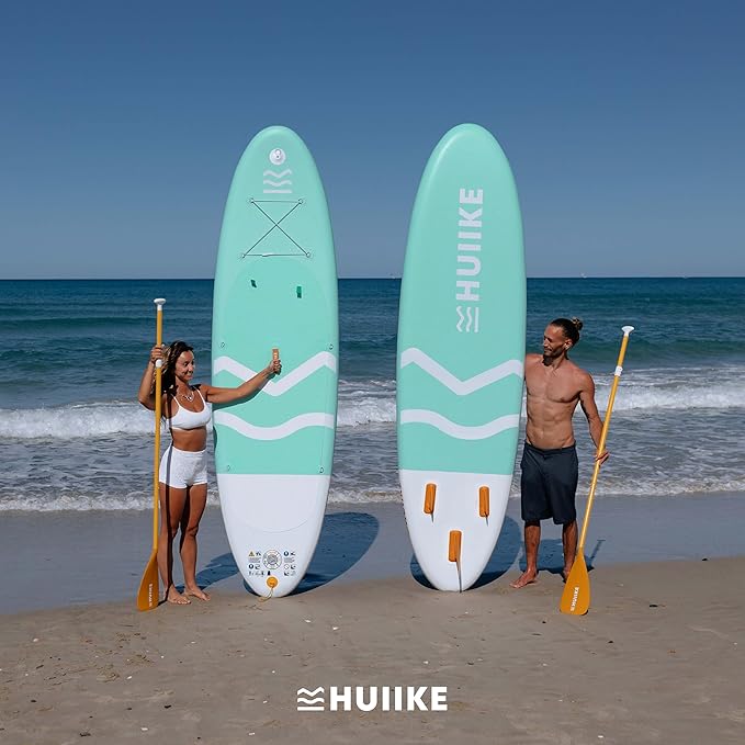 Inflatable Paddle Board for Adults with Accessories Included, Oar, Fins, Pump. Stand Up Paddleboard Great Stability and Resistance. 10’ x 33" x 5.9", Maximum Load 286 lb