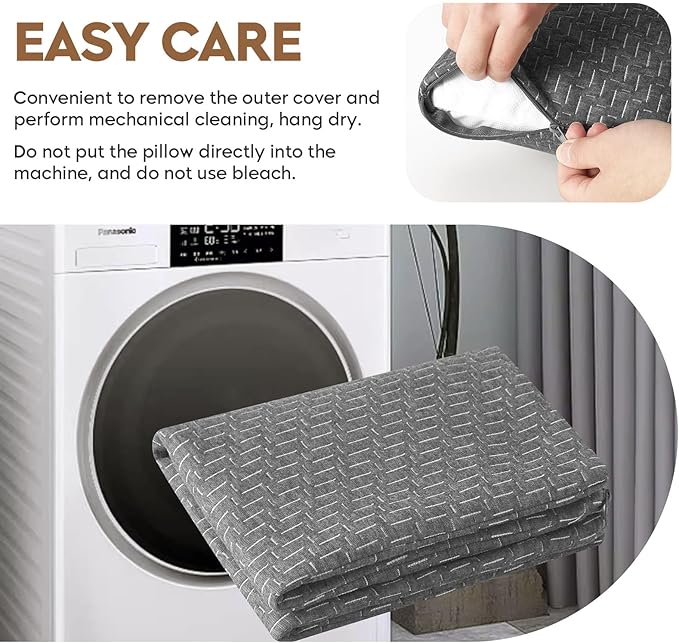 Camping Pillow Travel Pillow Small Shredded Memory Foam Pillow - Compressible Medium Firm, Breathable Cover, Ideal Backpacking Hiking, Airplane and Car