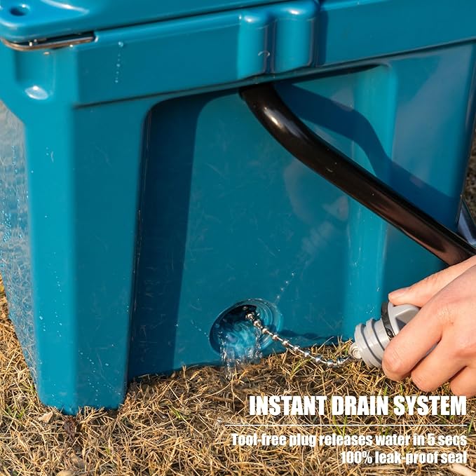 EchoSmile 25/30/35/40/60/75 Quart Rotomolded Cooler, Built to Stand up to The Rigors of The Journey