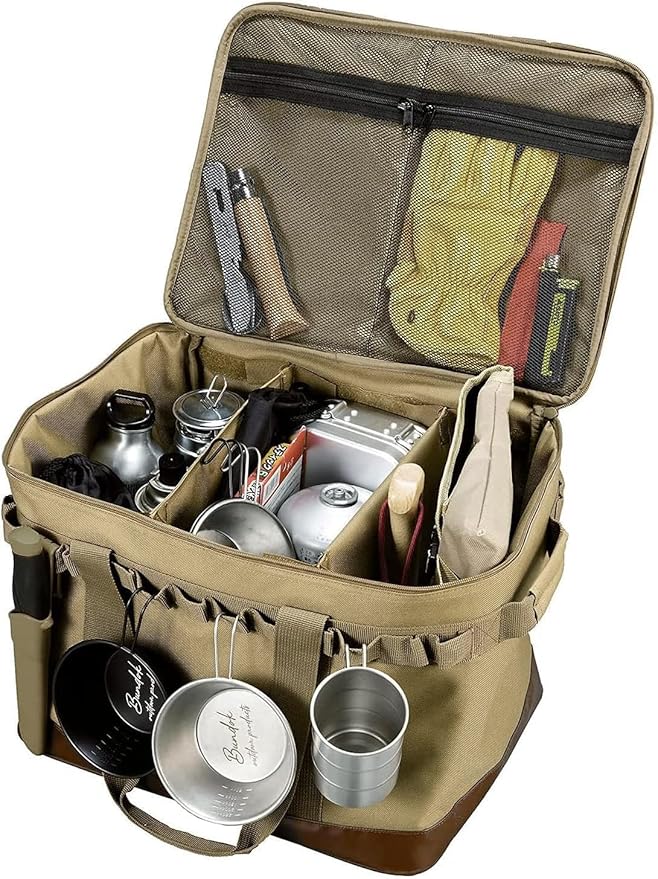 Camping Storage Box Organizer Bag 38L Camping Tote Bag Camp Kitchen Organizer Camp Box Camping Gear Storage Tactical Storage Box Gear Tote Tactical Tote Bag Camp Bag