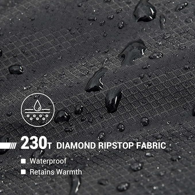 KingCamp Sleeping Bag for Adults, Cold Weather & Warm Extra Wide Big & Tall XL Portable Waterproof Flannel Sleeping Bags, Essentials Gear Accessories for Camping Backpacking Hiking Indoor & Outdoor