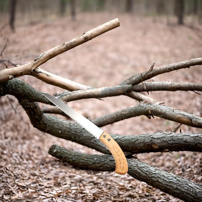 Hand Pruning Saw Household Garden Pruning Saw Survial Hand Saw Tool for Garden Trimming Wood Camping Tree Branches Trimming