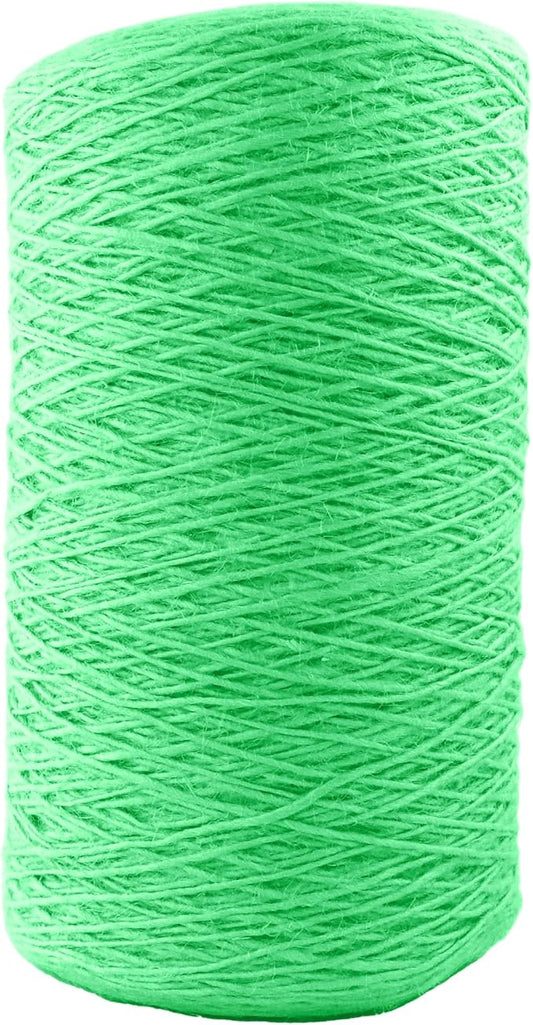 1mm x 2000 Feet Light Green Jute Rope, Twine for Gardening Tomato Climbing Plant Tie Floristry Crafts Gift Wrapping Packing Decor