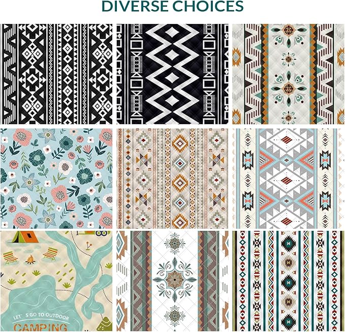 80"x60" Waterproof Picnic Blanket Large Outdoor Camping Blanket Foldable Picnic Camping Blanket Thicker Machine Washable Picnic Mat Portable Wearable for Picnics, Camping