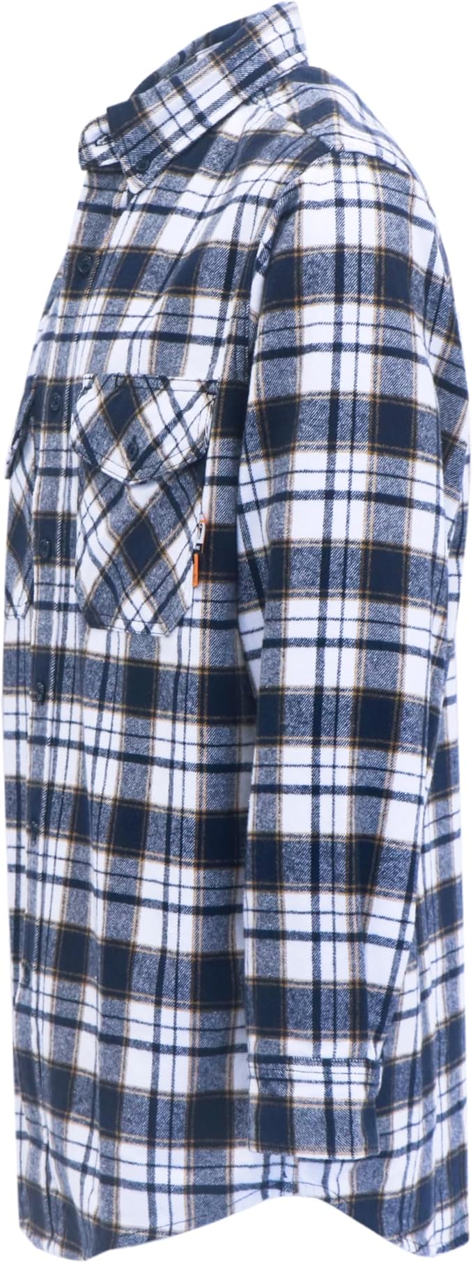 VATRENUS FR Shirts for Men Plaid Flannel Jacket 8.5oz Heavyweight Flame Resistant Welding Shirt