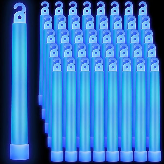 Sotiff 96 Pcs 6 Inch Ultra Bright Emergency Glowing Sticks, Glow Sticks with 12 Hour Duration, Halloween Favors for Party Birthday Wedding Concerts Halloween