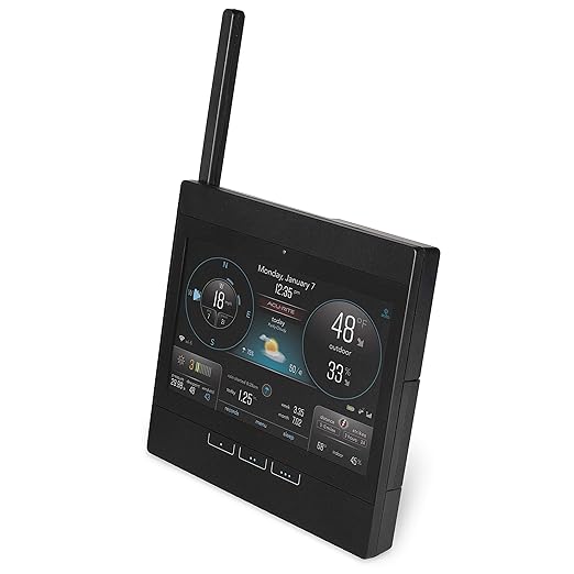 AcuRite Atlas Professional Weather Station with Direct-to-Wi-Fi HD Display, Lightning Detection, Built-In Barometer, and Temperature, Humidity, Wind Speed/Direction and Rainfall Measurements (01001M)