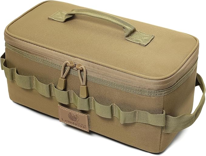 Tactical Camping Storage Bag 9L Tactical Utility Tote Bag Camping Cookware Organizer Trunk Organizer