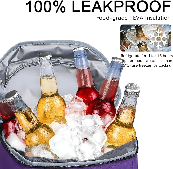 Cooler Backpack Insulated Leak Proof,Small Soft Coolers Bag for Men and Women Camping,Travel,Beach,Hiking,Picnic