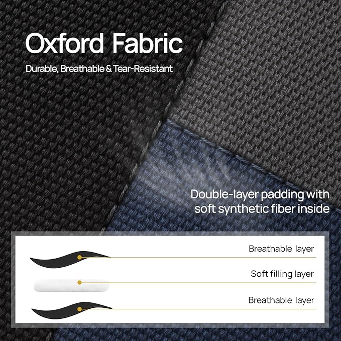 Camping Chair Folding Heavy Duty with Cup Holder & Cooler Bag, Oversized Portable Lawn Chair for Adults, Tall and Lightweight, 300 Lbs Capacity, for Beach, Fishing, Sports, Travel