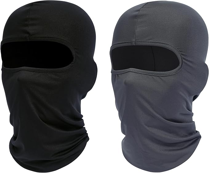 Ski Mask Balaclava Shiesty, 2 Pack Neck Gaiter Motorcycle UV Protector Cooling for Men/Women