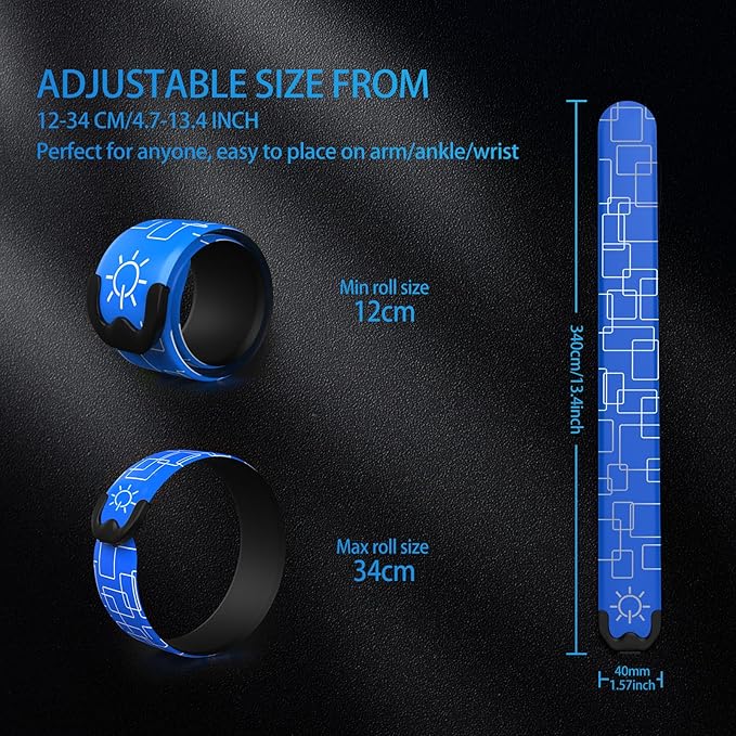2 Pack LED Armband - Rechargeable Running Lights with Reflective Gear, High Visibility LED Wristband Lights