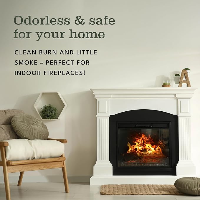 Superior Trading Natural Oak Mini Fire Stick w/Fire Starter Pods, Fireplaces, Wood Stove, Pizza Oven, Campfire, Fire Starter Kit, USDA Certified Kiln, USA Made, 30 Lbs