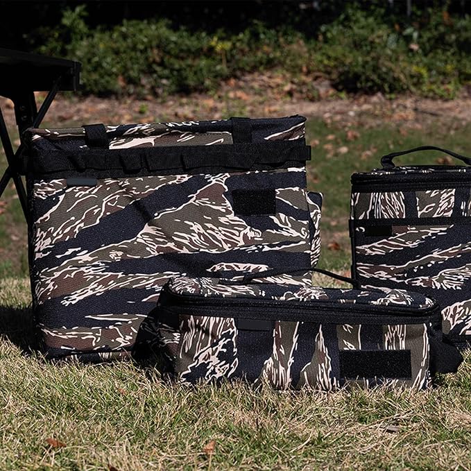 Camping Gear, Outdoor Camping Organizers Portable Picnics Tableware Carrying Storage Bag for Hiking Picnics Camping Cookware Bag