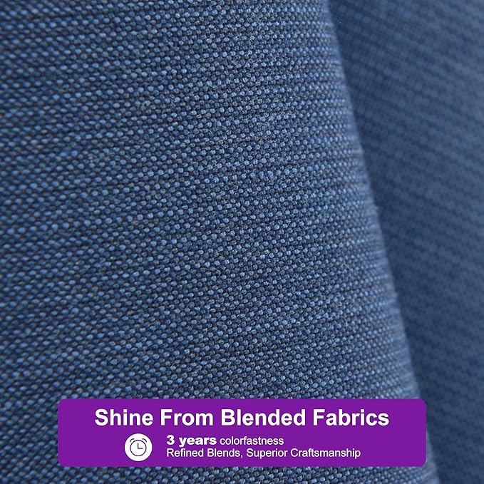 PURPLE LEAF 9' X 11.5' Rectangle Patio Umbrella Outdoor Large Aluminum Cantilever Umbrella with 3-Year Fade Resistance Recycled Fabric and 360-degree Rotation for Deck Pool Garden, Ocean Slate