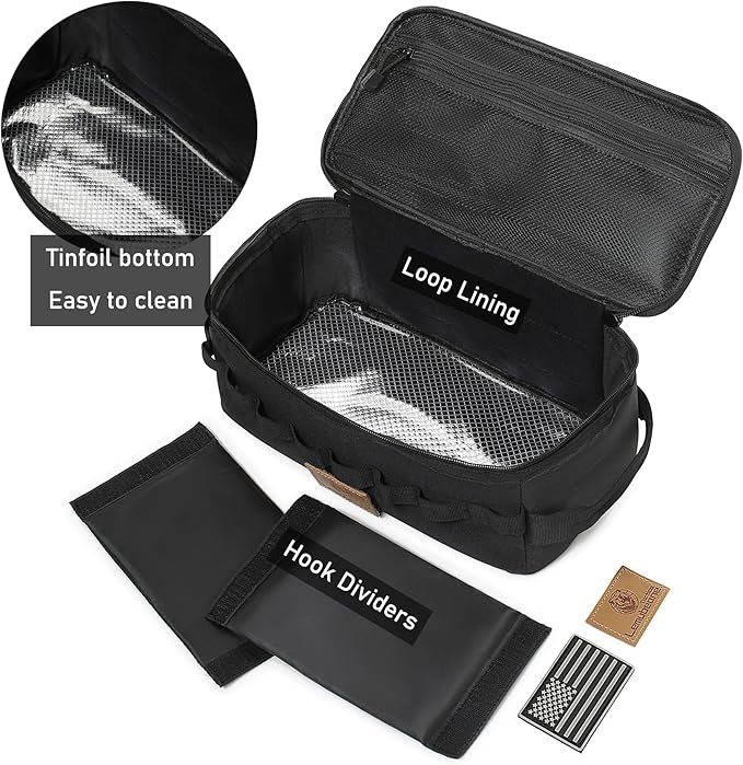 Tactical Camping Storage Bag 9L Tactical Utility Tote Bag Camping Cookware Organizer Trunk Organizer