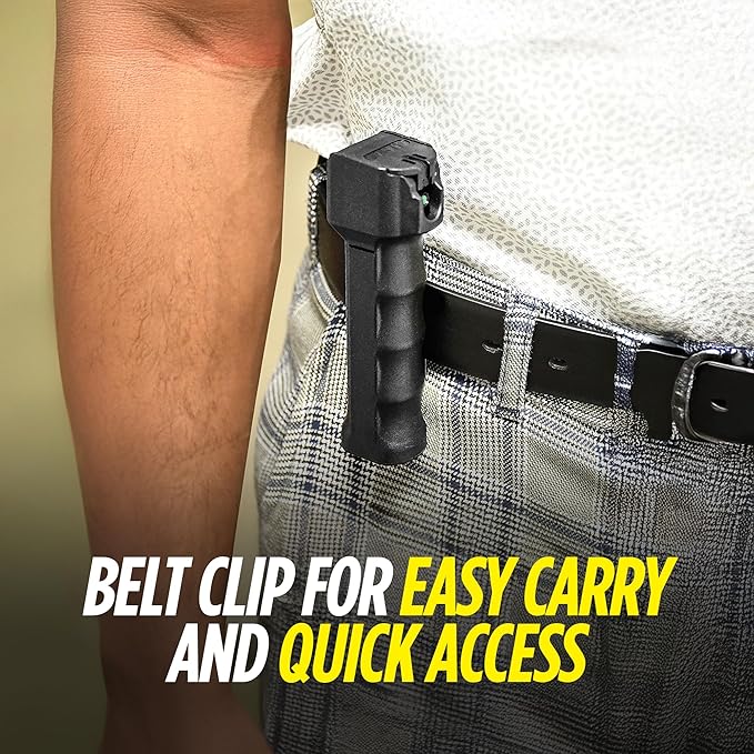 Guard Dog Security Pepper Gel for Self Defense,18-Foot Range, Flip-Top Safety, Belt Clip, Maximum Strength OC Pepper Spray Personal Protection, Made in USA, 3/4 oz