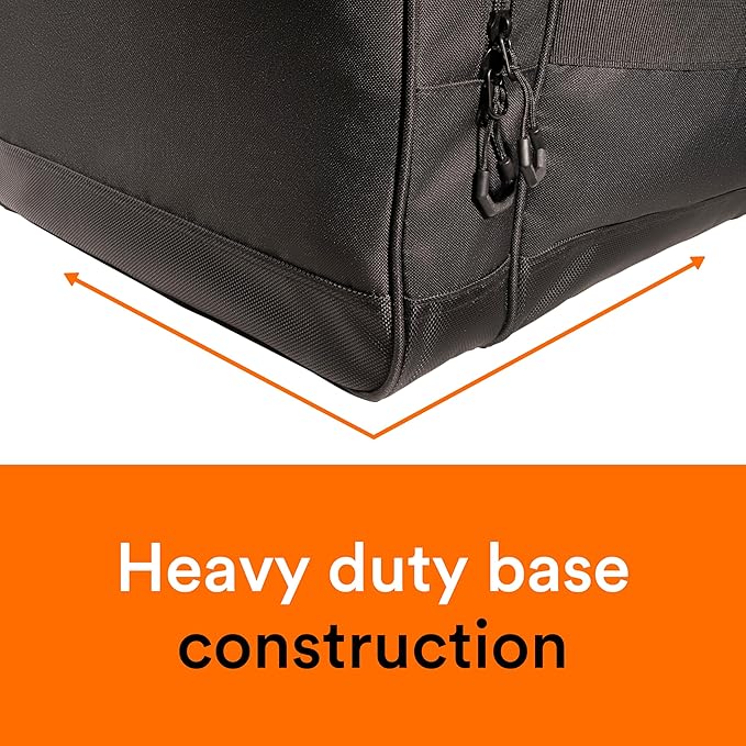 Fitdom 140L 38" Heavy Duty Extra Large Sports Equipment Duffle Bag with Upgrade Zipper, Durable & Water Resistant. Perfect for Travel Storage Football Hockey Baseball Basketball Team Coaches & More