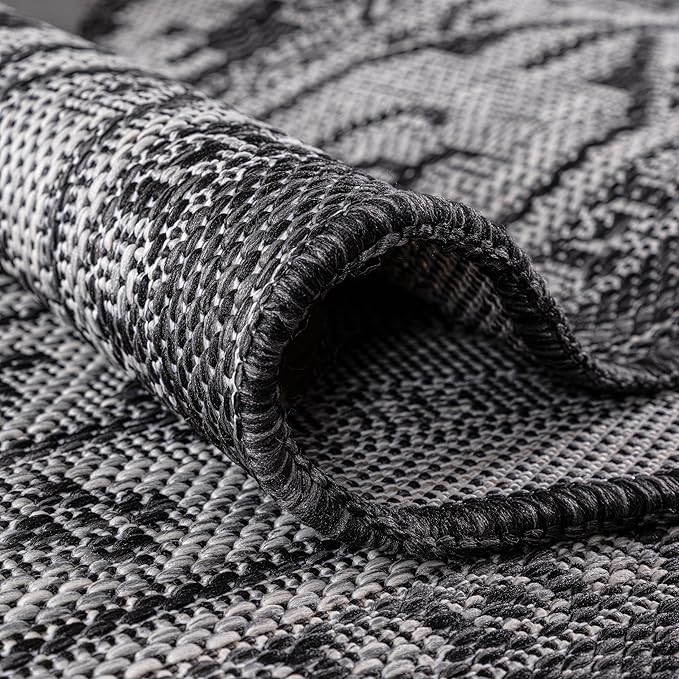 Keen Home Design Terrace Outdoor Area Rug - 8x10 Washable Indoor/Outdoor Rug for Patio, Kitchen, Balcony, Beach, Garden, Deck and Porch, Size: 7'7"x10'