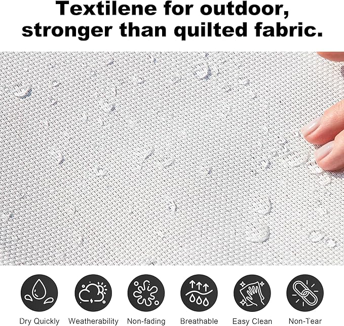 14ft Two Person Outdoor Hammock, Portable Camping with Folding Steel Spreader Bar, Carrying Bag, Carabiners, Tree Straps, Pillow & Sidebag, Quick Dry Textilene, 550 lbs Capacity (Ivory)