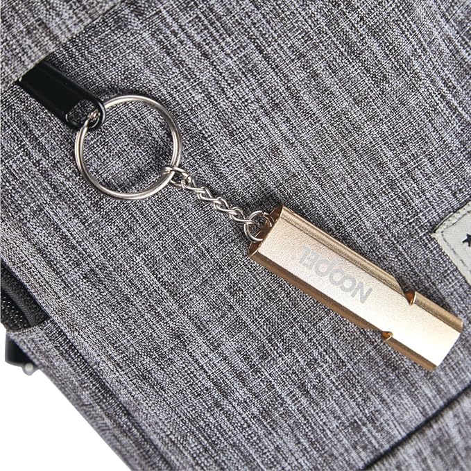 Noopel Emergency Whistles Lifeguard Safety Whistle with Lanyard and Keychain for Outdoor Camping Hiking Boating Backpacking Fishing Kayak Kids Rescue Signaling Loud Survival Whistle