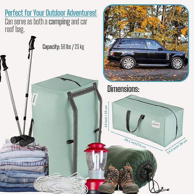 VENO 8 Pack Moving Bags w/Backpack Straps, Heavy Duty, Moving Boxes Alternative, Packing Supplies, Large Storage Totes for Dorm Room Essentials with Zipper for Clothes (Light Green Matte, 8 Pack)