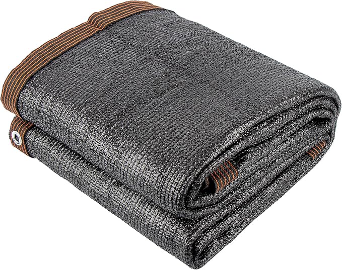 90% 20 X 30 FT Black Shade Cloth, Outdoor Woven Sun Shade with Grommets, Durable Breathable Netting Shading Antifreezing for Patio, Garden, DIY Home, Plants Cover, Greenhouse, Dog Kennel