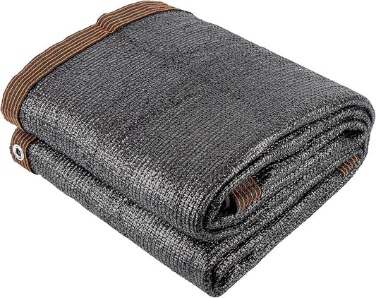 90% 20 X 20 FT Black Shade Cloth, Outdoor Woven Sun Shade with Grommets, Durable Breathable Netting Shading Antifreezing for Patio, Garden, DIY Home, Plants Cover, Greenhouse, Dog Kennel