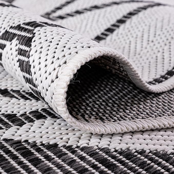 Keen Home Design Terrace Outdoor Area Rug - 10x14 Washable Indoor/Outdoor Rug for Patio, Kitchen, Balcony, Beach, Garden, Deck and Porch, Size: 10'x14'