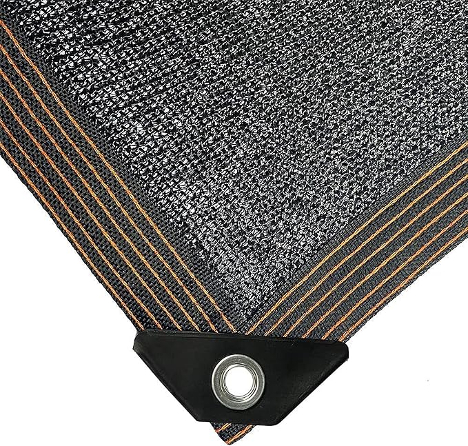 winemana 70% Black Shade Cloth, 20 x 30 FT Durable Mesh Tarp with Grommets, Resistant Garden Sun Shade Netting with Taped Edge for Plant Cover, Greenhouse, Patio, Tomatoes, Chicken Coop, Barn Kennel