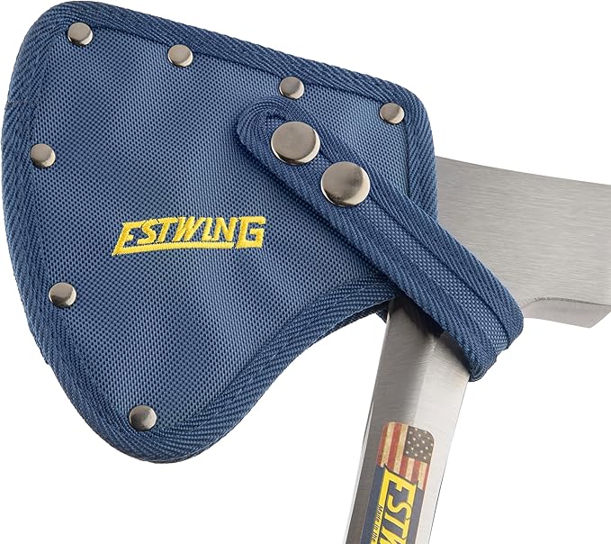 ESTWING Camper's Axe Sheath - Blue Blade Cover with E44A & E45A - NO 9