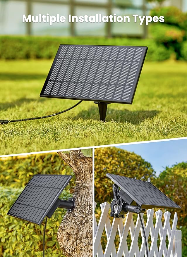 Brightown 108FT Solar String Lights Outdoor with Remote and 52 LED Shatterproof Bulbs, Dimmable & Timable, 3 Light Modes, Solar Patio String Lights Outdoor for Cafe, Garden, Deck, Outside Wedding