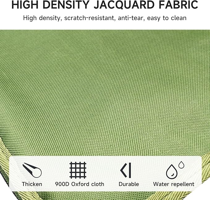 Camping Stool，Portable Foldable Stool aldult Collapsible Chairs Fishing Stool for Outdoor Hiking 300 LBS Load Green 2-Piece Set